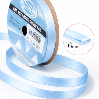 Cinta raso nº1 Celeste x10mts