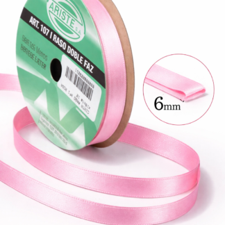 Cinta raso nº1 Rosa x10mts