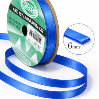 Cinta raso nº1 Azul x10mts