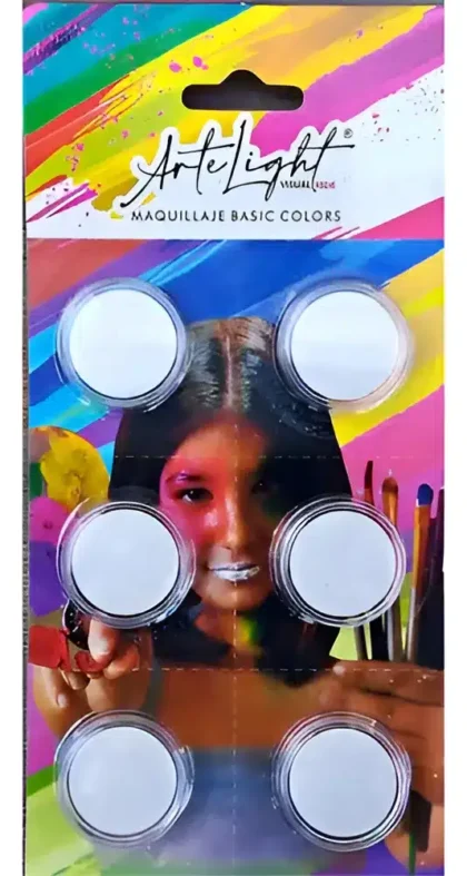 Maquillaje artistico Blanco artelight x1