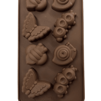 Molde de silicona bombones insectos x8