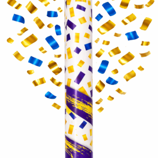 Cañon carioca lanza papelitos metalizados boca 40cm x1