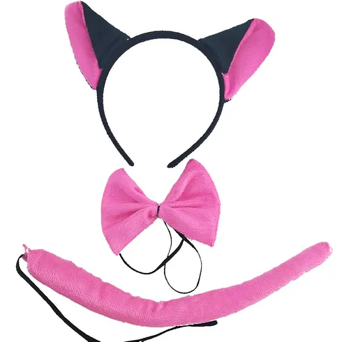 Set peluche (cola - vincha - moño ) x1 - Imagen 2