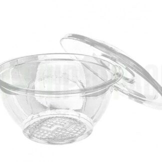 Ensaladera plastica 900cc C/tapa x1