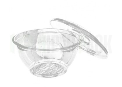 Ensaladera plastica 900cc C/tapa x1