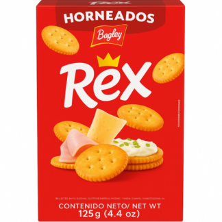 Galletitas snack Rex sabor original 125gr x1