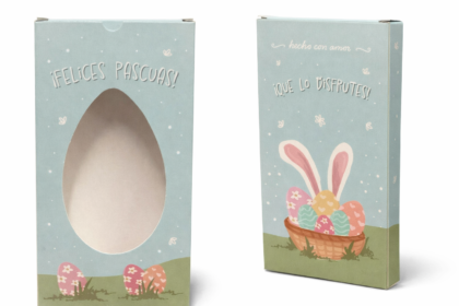 Caja felices pascuas "hecho con amor" x1