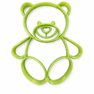 Cortante marcador plastico 3d oso x1