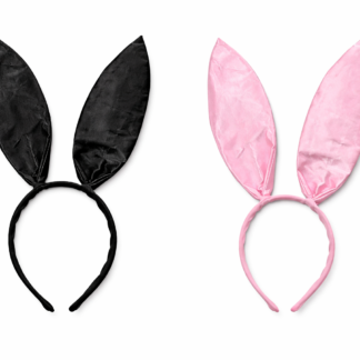 Vincha oreja coneja tela raso (v.colores) x1