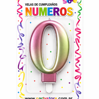 Blister vela numerote iridiscente n°0 x1