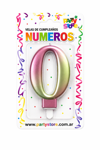 Blister vela numerote iridiscente n°0 x1