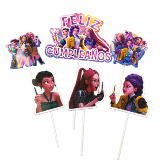 Adorno pinche feliz cumpleaños gerrera k pop x6