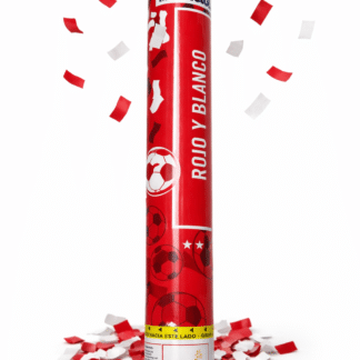 Cañon carioca rojo y blanco 40cm x1