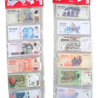 Billete didactico pesos x70