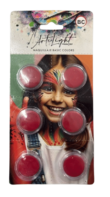 Maquillaje artistico Rojo artelight x1