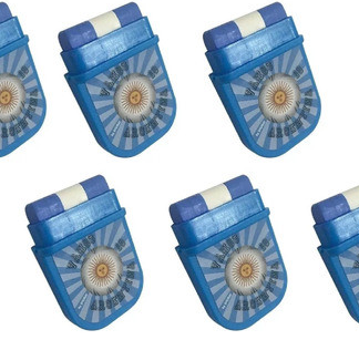 Maquillaje artistico bandera argentina pintafan x1