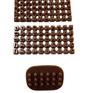 Sello para galletitas cookies letra y numeros mini x1