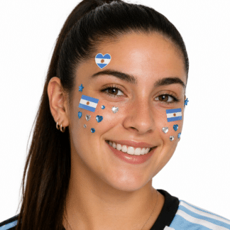 Blister strass y stickers argentina surtidos x1