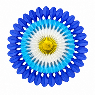 Guirnalda colgante patria con sol medallon chica x1