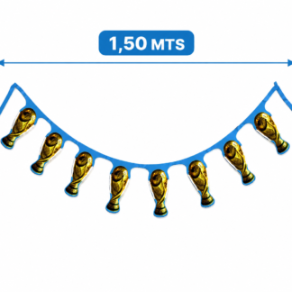 Banderin copas del mundo tries x1