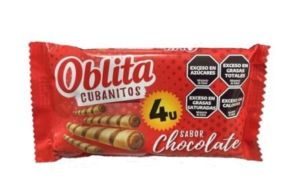 Cubanito chocolate oblita x4