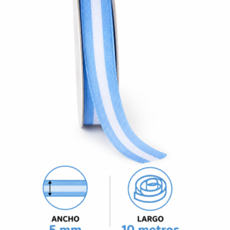 Cinta argentina N°1 (5mm) x10mts