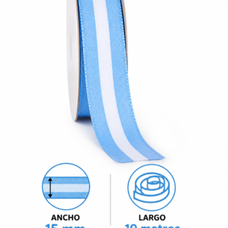 Cinta argentina N°3 (15mm) x10mts