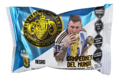 Alfajor goat argentina campeones del mundo negro x1
