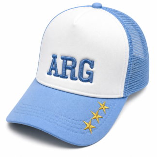 Gorra argentina bordada ( arg / 3 estrellas ) x1