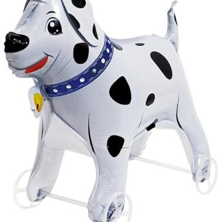 Globo forma perro dalmata con ruedas x1