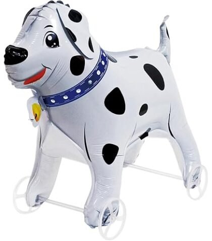 Globo forma perro dalmata con ruedas x1