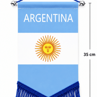 Banderin de intercambio argentina chico 21x33cm x1