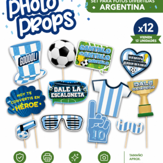 Pinche argentina fotoprops x12