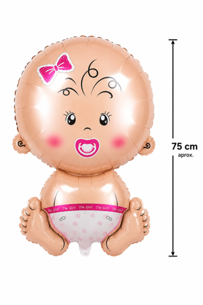 Globo forma bebe en pañal 75cm x1
