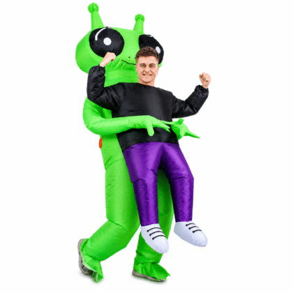 Disfraz Inflable De Alienígena Adultos x1
