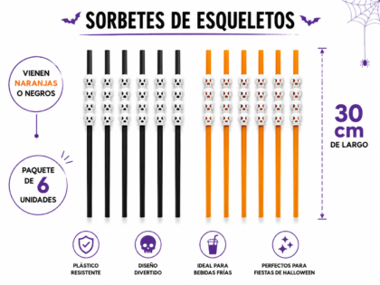 Sorbete Calaveras halloween x6