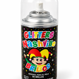 Glitter en aerosol multicolor nashville x1