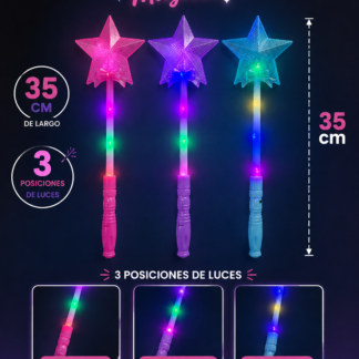 Varita estrella led x1