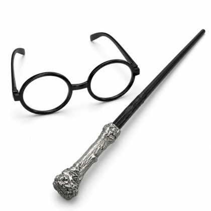 Anteojo y varita harry potter x1