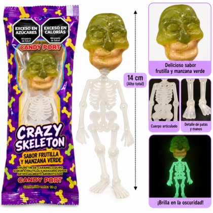 Chupetin crazy skeleton candy port 12gr x1