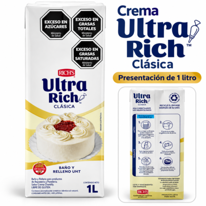 Crema chantilly ultra rich x1L