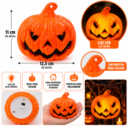 Luz Led Calabaza grande x1