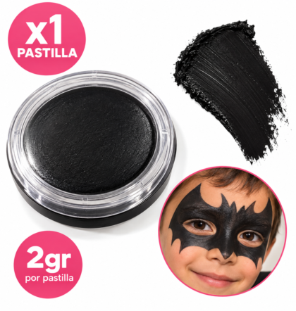 Maquillaje artistico Negro artelight x1