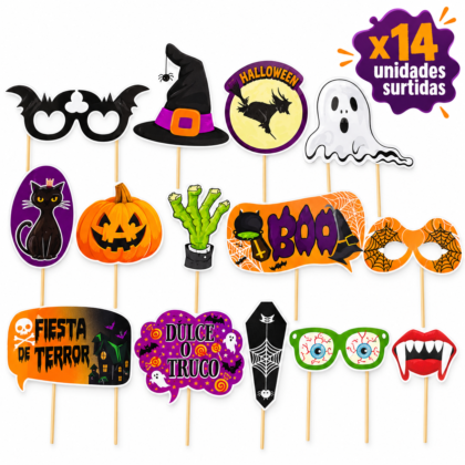 Pinche para foto fiesta halloween x14