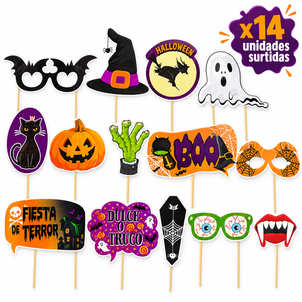 Pinche para foto fiesta halloween x14