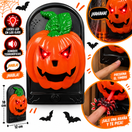 Timbre Halloween sonido luz y movimiento